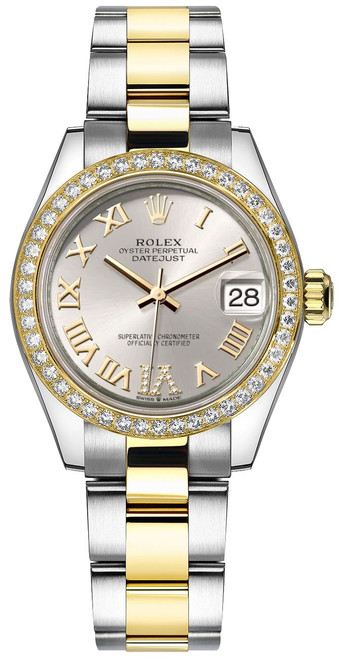 ROLEX Datejust 31 Silver Dial Diamond Bezel Women'S Watch 278383Rbr-0003 Image 1