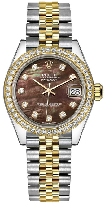 ROLEX Datejust 31 Diamonds Two Tone Women'S Watch 278383Rbr-0024 Image 1