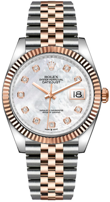 ROLEX Datejust 36 Diamond Hour Markers Jubilee Watch 126231-0021 Image 1