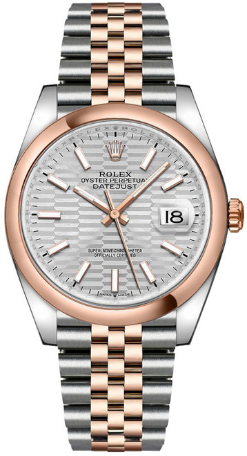 ROLEX Datejust 36 Automatic Rose Gold & Steel Unisex Watch 126201-0033 Image 1