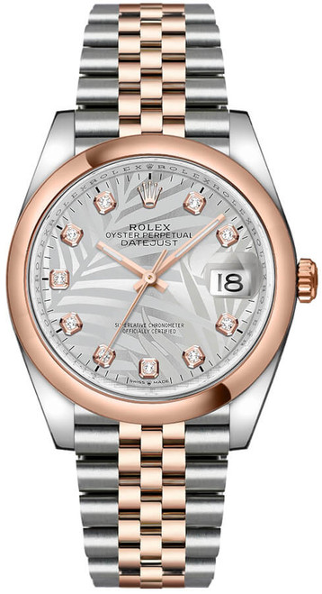 ROLEX Datejust 36 Diamonds Jubilee Bracelet Unisex Watch 126201-0037 Image 1