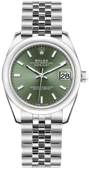 ROLEX Datejust 31 Green Dial Jubilee Bracelet Women'S Watch 278240-0012 Image 1