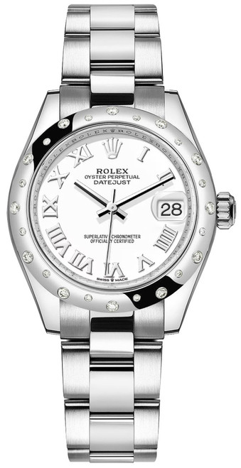 ROLEX Datejust 31 White Dial Diamond Bezel Woman'S Watch 278344Rbr-0011 Image 1