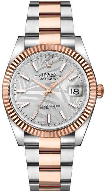 ROLEX Datejust 36 Automatic Steel & Rose Gold Unisex Watch 126231-0032 Image 1