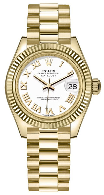 ROLEX Datejust 31 White Dial 18K Yellow Gold Women'S Watch 278278-0020 Image 1