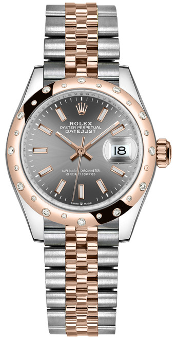 ROLEX Datejust 31 Domed Diamond Bezel Women'S Watch 278341Rbr-0018 Image 1