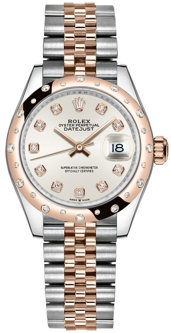 ROLEX Datejust 31 Silver Dial Diamonds Women'S Watch 278341Rbr-0016 Image 1