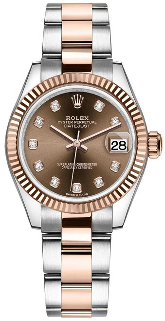 ROLEX Datejust 31 Chocolate Diamond Dial Women'S Watch 278271-0027 Image 1