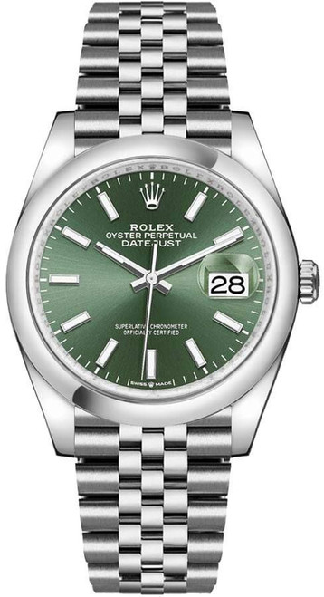 ROLEX Datejust 36 Green Dial Jubilee Bracelet Unisex Watch 126200-0023 Image 1