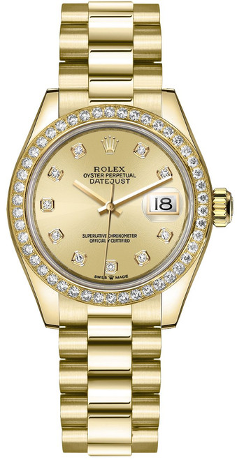 ROLEX Datejust 31 Champagne Diamond Dial Women'S Watch 278288Rbr-0005 Image 1