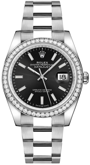 ROLEX Datejust 36 Bright Black Dial 36Mm Unisex Watch 126284Rbr-0008 Image 1