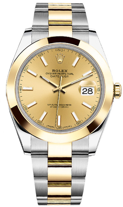 ROLEX Datejust 41 Steel 
Gold Men
S Watch 126303-0009 Image 1