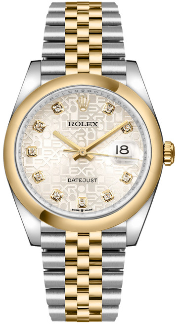 ROLEX Datejust 36 Two Tone Luxury Watch 126203-0027 Image 1