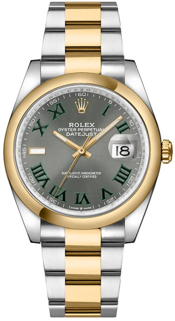 ROLEX Datejust 36 Slate Grey Wimbledon Dial Unisex Watch 126203-0036 Image 1