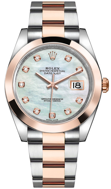 ROLEX Datejust 41 Mother Of Pearl Dial Men'S Watch 126301-0013 Image 1