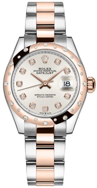 ROLEX Datejust 31 Silver Dial 18K Everose Gold Women'S Watch 278341Rbr-0015 Image 1