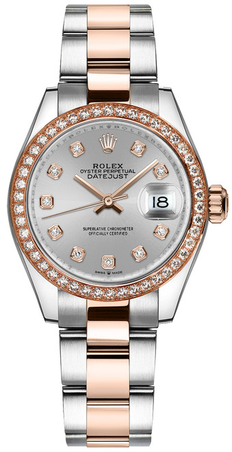 ROLEX Datejust 31 Silver Diamond Dial Women'S Watch 278381Rbr-0015 Image 1