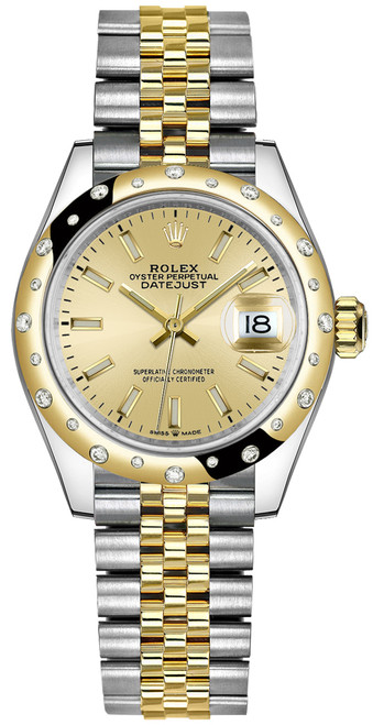ROLEX Datejust 31 Champagne Diamond Bezel Women'S Watch 278343Rbr-0014 Image 1