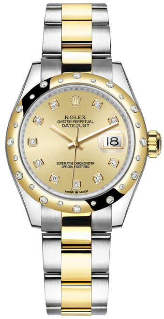 ROLEX Datejust 31 Oyster Bracelet Diamonds Women'S Watch 278343Rbr-0025 Image 1