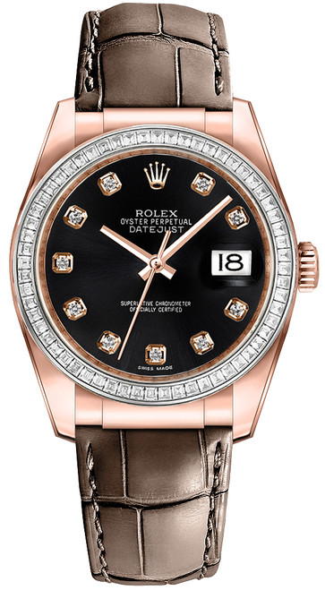 ROLEX Datejust 36 Black Dial 116185Bbr-0008 Image 1
