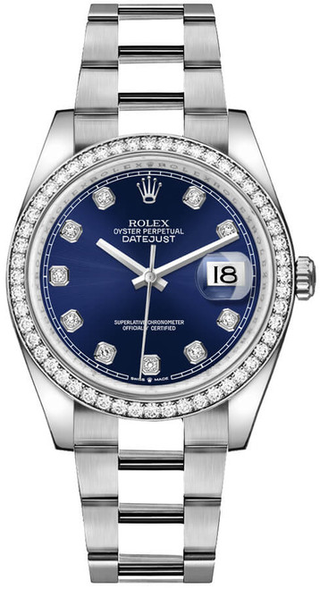 ROLEX Datejust 36 Diamond Bezel Unisex Watch 126284Rbr-0030 Image 1