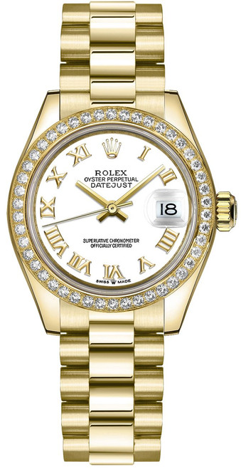 ROLEX Datejust 31 White Dial Diamond Bezel Women'S Watch 278288Rbr-0009 Image 1