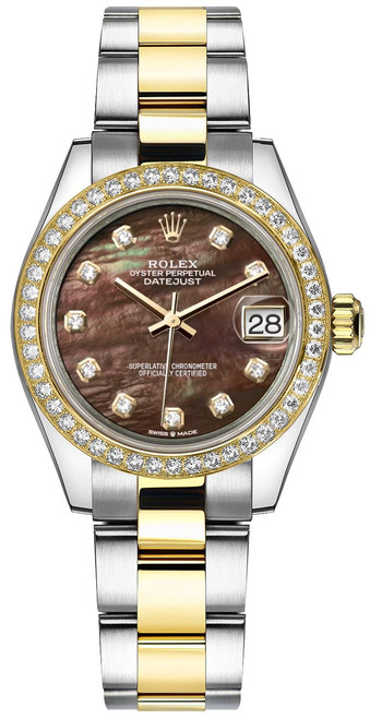 ROLEX Datejust 31 Black Mother Of Pearl Women'S Watch 278383Rbr-0023 Image 1