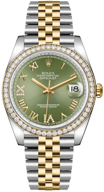 ROLEX Datejust 36 Oystersteel Yellow Gold Luxury Watch 126283Rbr-0011 Image 1