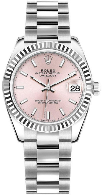 ROLEX Datejust 31 Pink Index Dial Women'S Luxury Watch 278274-0013 Image 1
