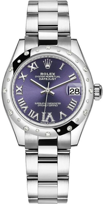 ROLEX Datejust 31 White Gold Bezel Diamonds Women'S Watch 278344Rbr-0027 Image 1