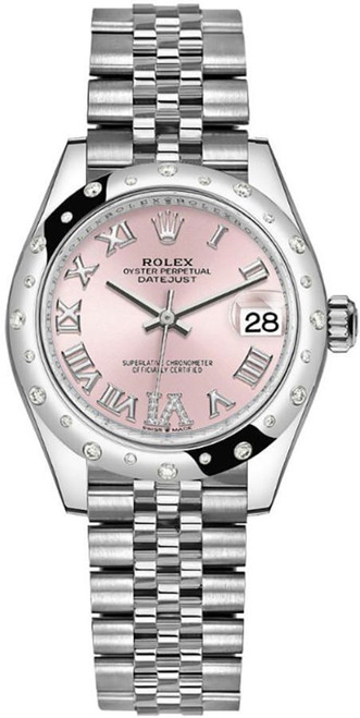 ROLEX Datejust 31 Pink Dial Diamond Vi Women'S Watch 278344Rbr-0026 Image 1