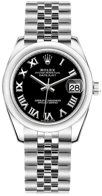 ROLEX Datejust 31 Black Dial Jubilee Bracelet Women'S Watch 278240-0002 Image 1