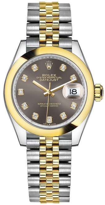 ROLEX Datejust 31 Dark Grey Diamond Dial Women'S Watch 278243-0022 Image 1