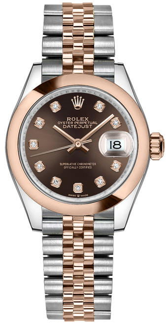 ROLEX Datejust 31 Chocolate Diamond Dial Women'S Watch 278241-0028 Image 1