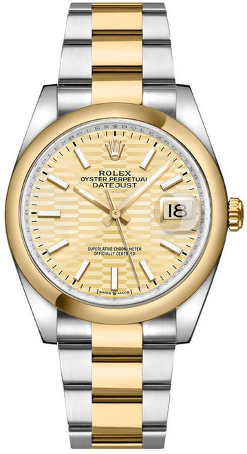 ROLEX Datejust 36 Domed Bezel Oyster Bracelet Unisex Watch 126203-0040 Image 1