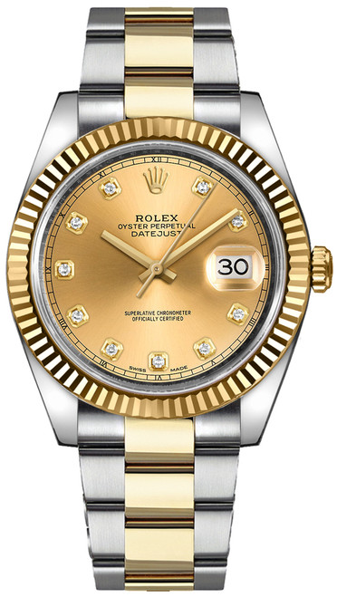ROLEX Datejust 41 Diamond Men
S Watch 126333-0011 Image 1