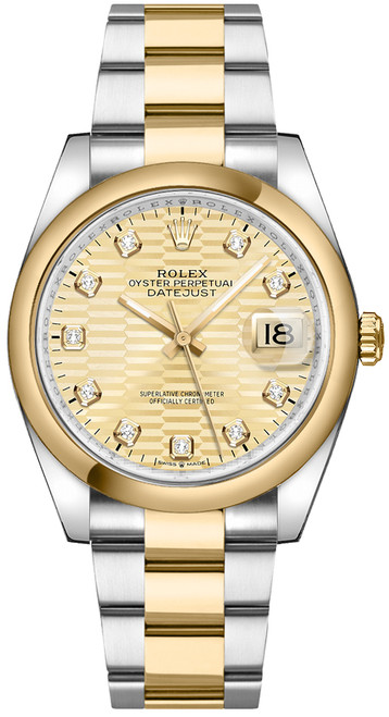 ROLEX Datejust 36 Stainless Steel & Yellow Gold Unisex Watch 126203-0046 Image 1 ROLEX Datejust 36 Stainless Steel & Yellow Gold Unisex Watch 126203-0046 Image 1
