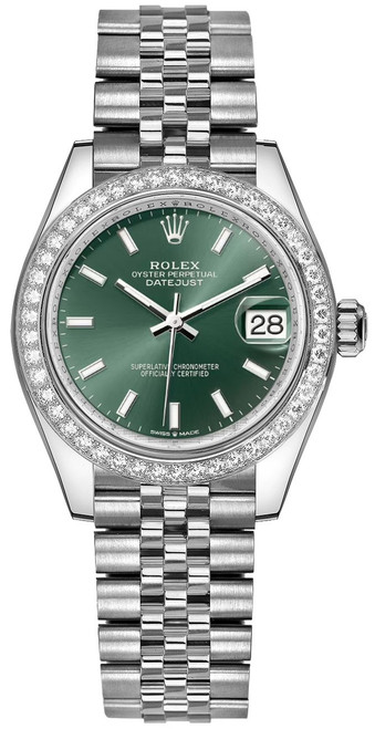 ROLEX Datejust 31 Steel & Gold Diamonds Women'S Watch 278384Rbr-0022 Image 1 ROLEX Datejust 31 Steel & Gold Diamonds Women'S Watch 278384Rbr-0022 Image 1