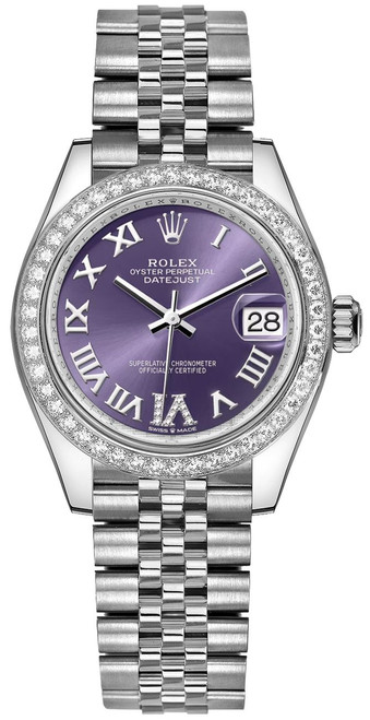 ROLEX Datejust 31 Purple Dial Jubilee Bracleet Women'S Watch 278384Rbr-0030 Image 1 ROLEX Datejust 31 Purple Dial Jubilee Bracleet Women'S Watch 278384Rbr-0030 Image 1