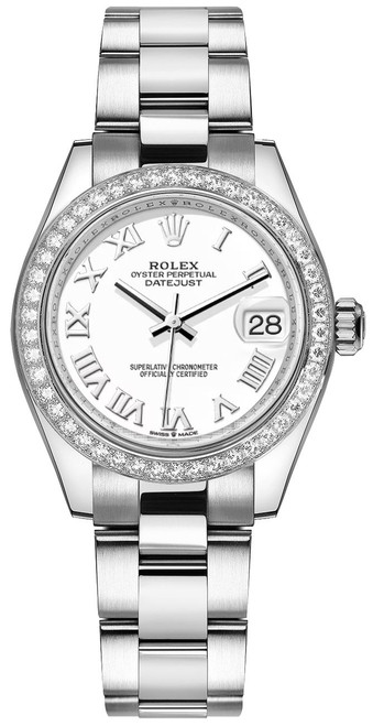 ROLEX Datejust 31 White Roman Dial Women'S Watch 278384Rbr-0013 Image 1