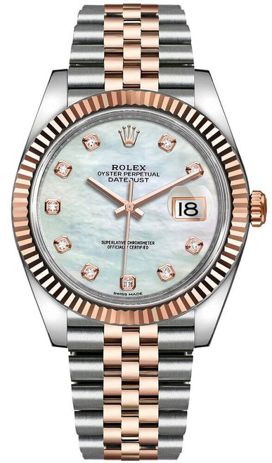 ROLEX Datejust 41 Mother Of Pearl Dial Men'S Watch 126331-0014 Image 1