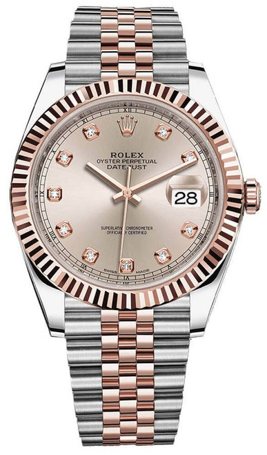 ROLEX Datejust 41 Sundust Dial Everose Gold Men
S Watch 126331-0008 Image 1