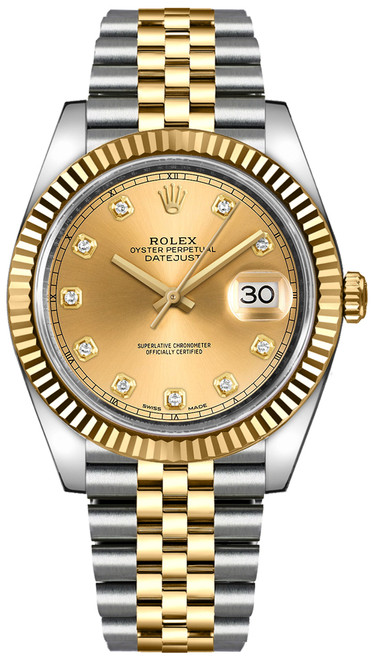 ROLEX Datejust 41 Steel 
Yellow Gold Men
S Watch 126333-0012 Image 1