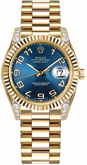 ROLEX Datejust 31 Blue Dial Watch 178238 Image 1