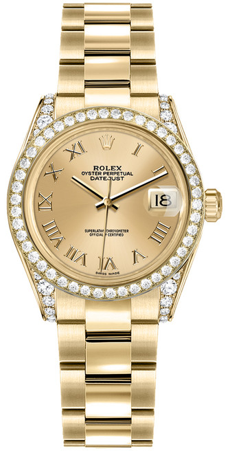 ROLEX Datejust 31 Diamond Women'S Watch 178158-0085 Image 1 ROLEX Datejust 31 Diamond Women'S Watch 178158-0085 Image 1