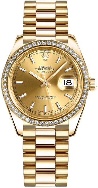 ROLEX Datejust 31 Solid Gold Women'S Watch 178288-0046 Image 1
