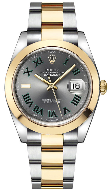 ROLEX Datejust 41 Wimbledon Dial Men'S Watch 126303-0019 Image 1