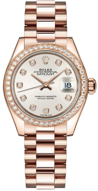 ROLEX Datejust 31 Silver Diamond Dial Women'S Watch 278285Rbr-0030 Image 1