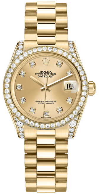 ROLEX Datejust 31 18K Gold Women'S Watch 178158-0009 Image 1