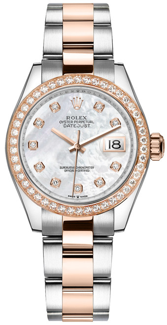 ROLEX Datejust 31 18K Rose Gold & Oystersteel Women'S Watch 278381Rbr-0025 Image 1